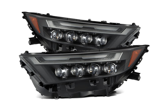ARex Nova LED Headlights: Toyota Rav4 Low Trim (19-23) - Black (Set)