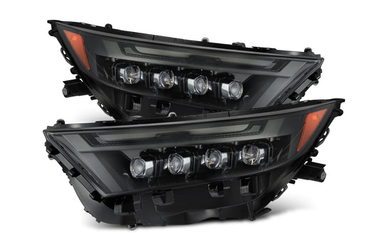 ARex Nova LED Headlights: Toyota Rav4 High Trim (19-23) - Alpha-Black (Set)