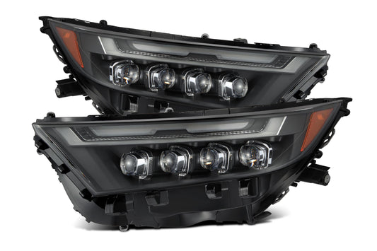 ARex Nova LED Headlights: Toyota Rav4 High Trim (19-23) - Black (Set)