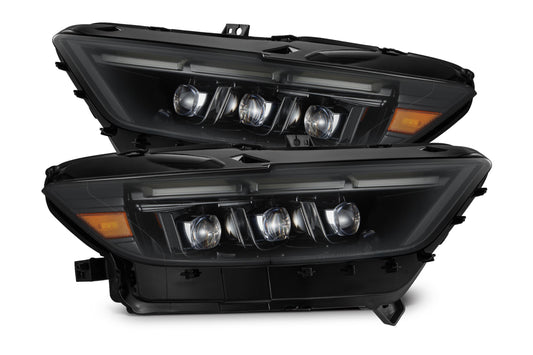 ARex Nova Mk2 LED Headlights: 15-17 Mustang / 18-20 Shelby - Alpha-Black (Set)