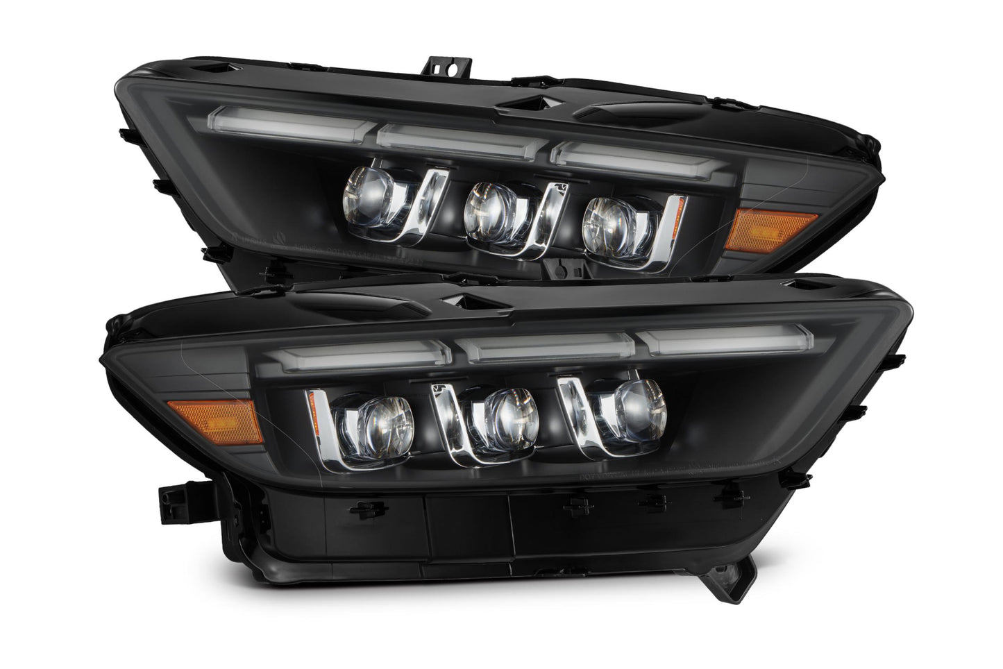 ARex Nova Mk2 LED Headlights: 15-17 Mustang / 18-20 Shelby - Black (Set)