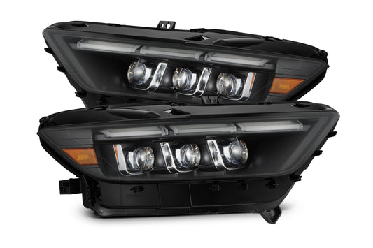 ARex Nova Mk2 LED Headlights: 15-17 Mustang / 18-20 Shelby - Black (Set)