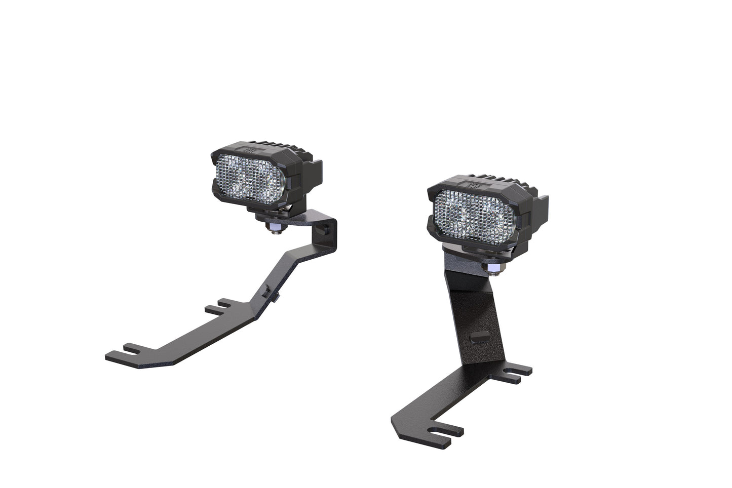 Morimoto 2Banger Ditch Light Kit: 2019+ Sierra 1500 (NCS Yellow Flood Beam)