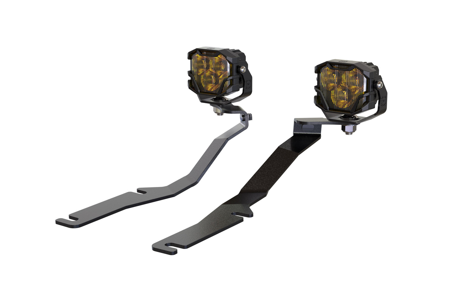 Morimoto 4Banger Drift Light Kit: 08-23 Dodge Challenger (HXB Yellow Flood Beam)