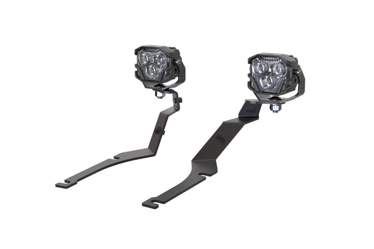 Morimoto 4Banger Drift Light Kit: 15-23 Dodge Charger (HXB White Flood Beam)