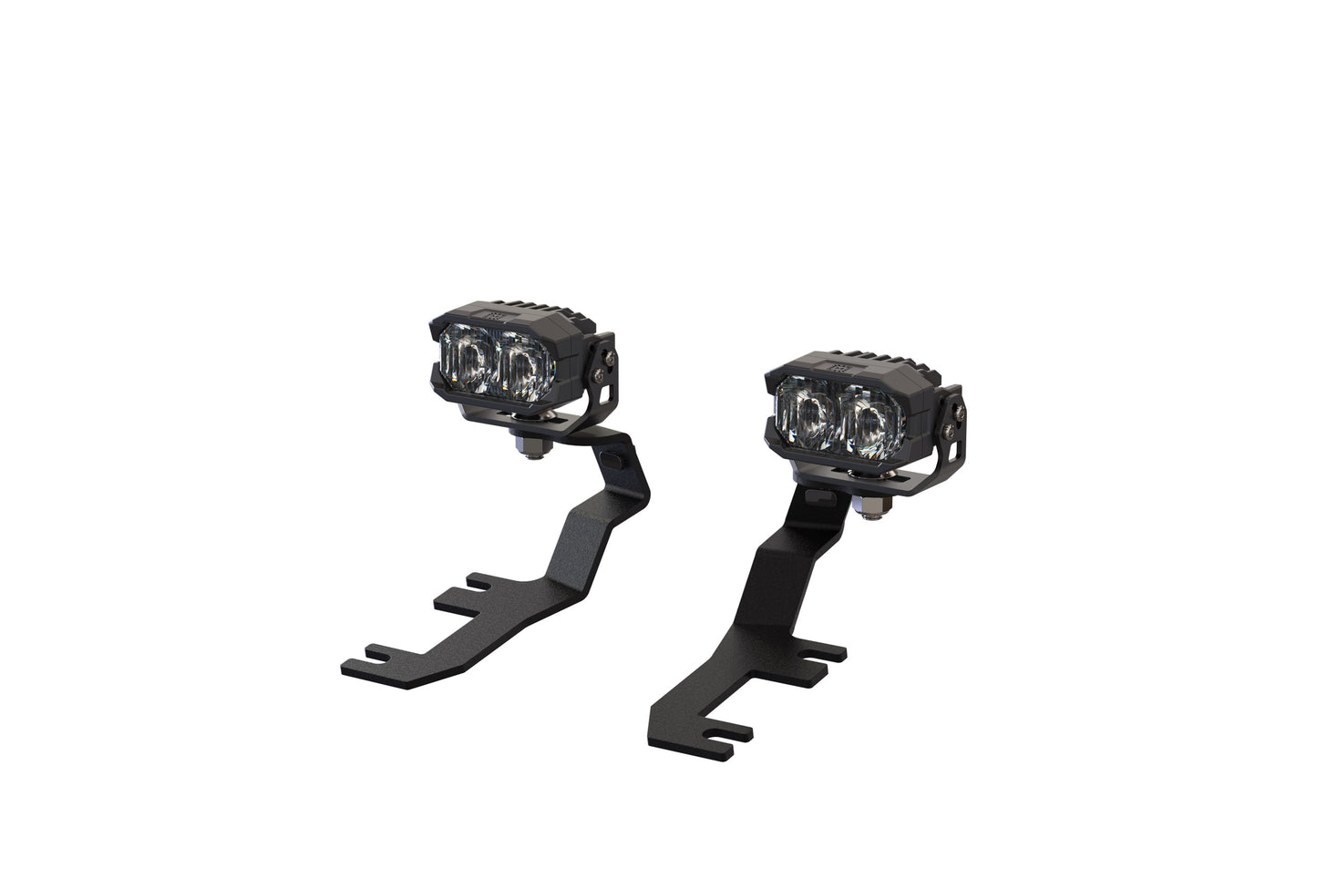 Morimoto 2Banger Ditch Light Kit: 15+ Canyon (NCS Yellow Combo Beam)
