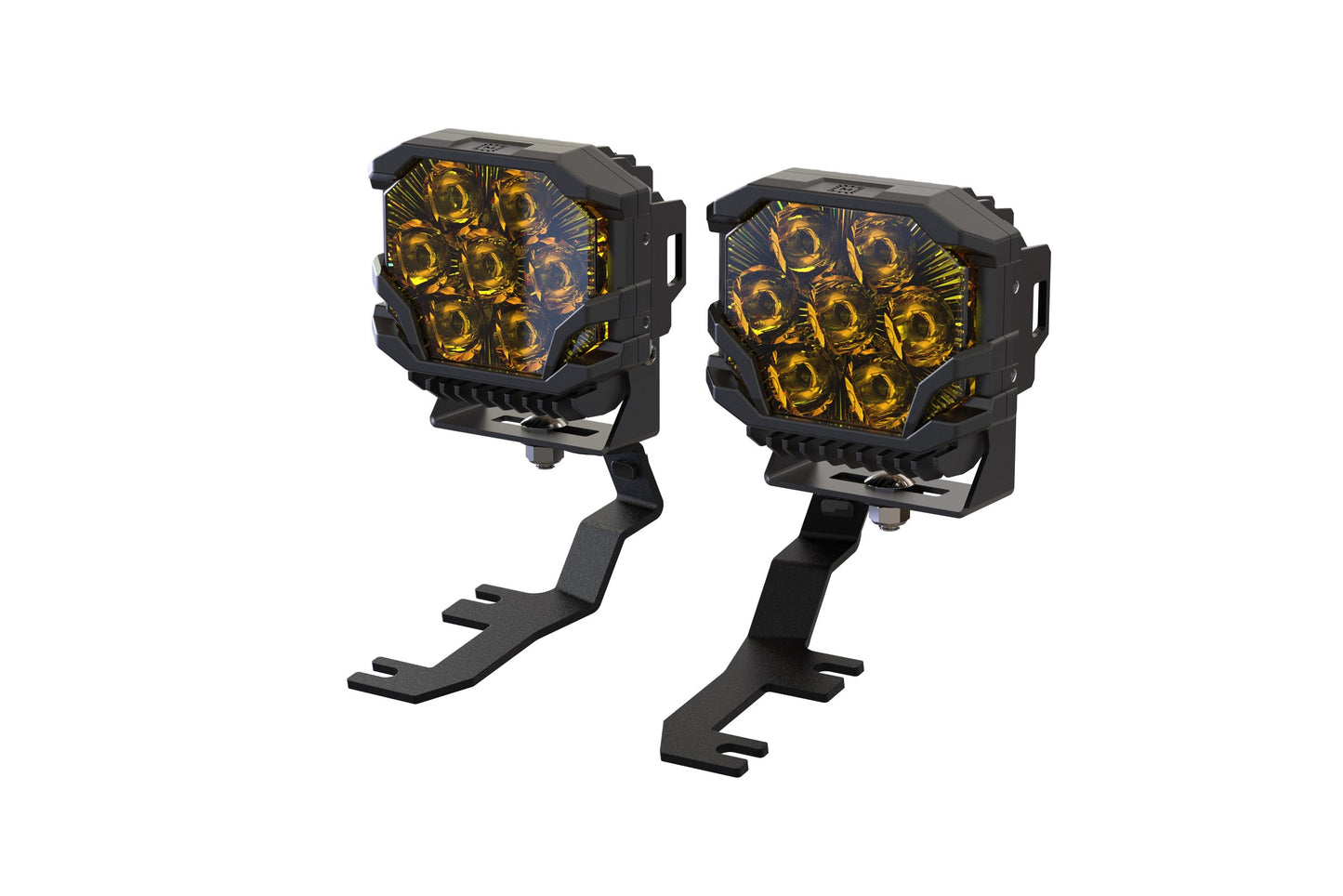 Morimoto BigBanger Ditch Light Kit: 15+ Canyon (HXB Yellow Combo Beam)