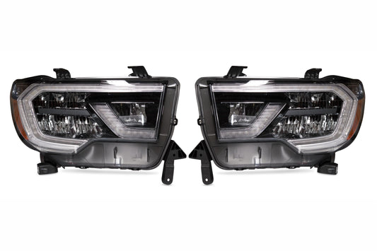 OEM LED Headlights: Toyota Sequoia (18+) (Black / Right)