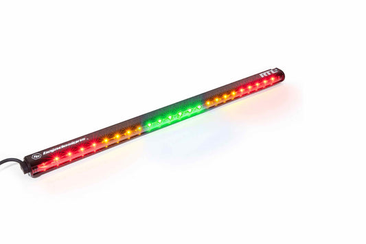 BD RTL Light Bar: (Each / 6in Mini / Red / Without Lic Plate Light)