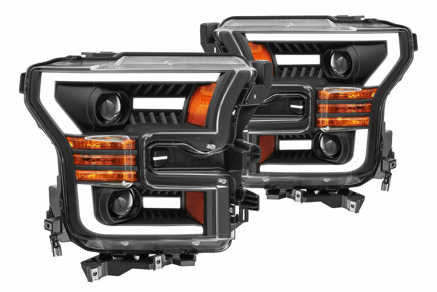 ARex (PRO-Series) Halogen Headlights: Ford F150 (15-17) - Black (Set)