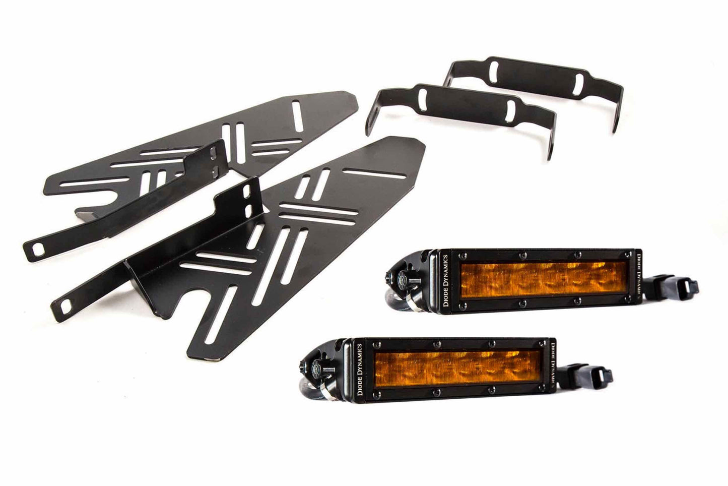 DD Bumper Light Kit: Ford Raptor (17-20) (Amber / Driving Beam) (2x SS6 Bars)
