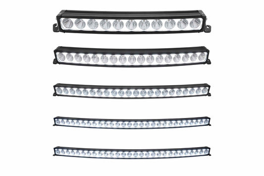 Vision X Light Bar: 20in (11-LED / 110W / XPR Curved + Halo / with L-Brackets & Harness)