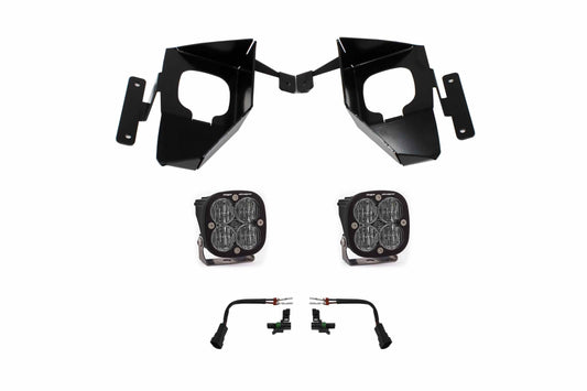 BD LED Fog Kit: Silverado 1500 (16-18) (Amber / Squadron Sport WC)