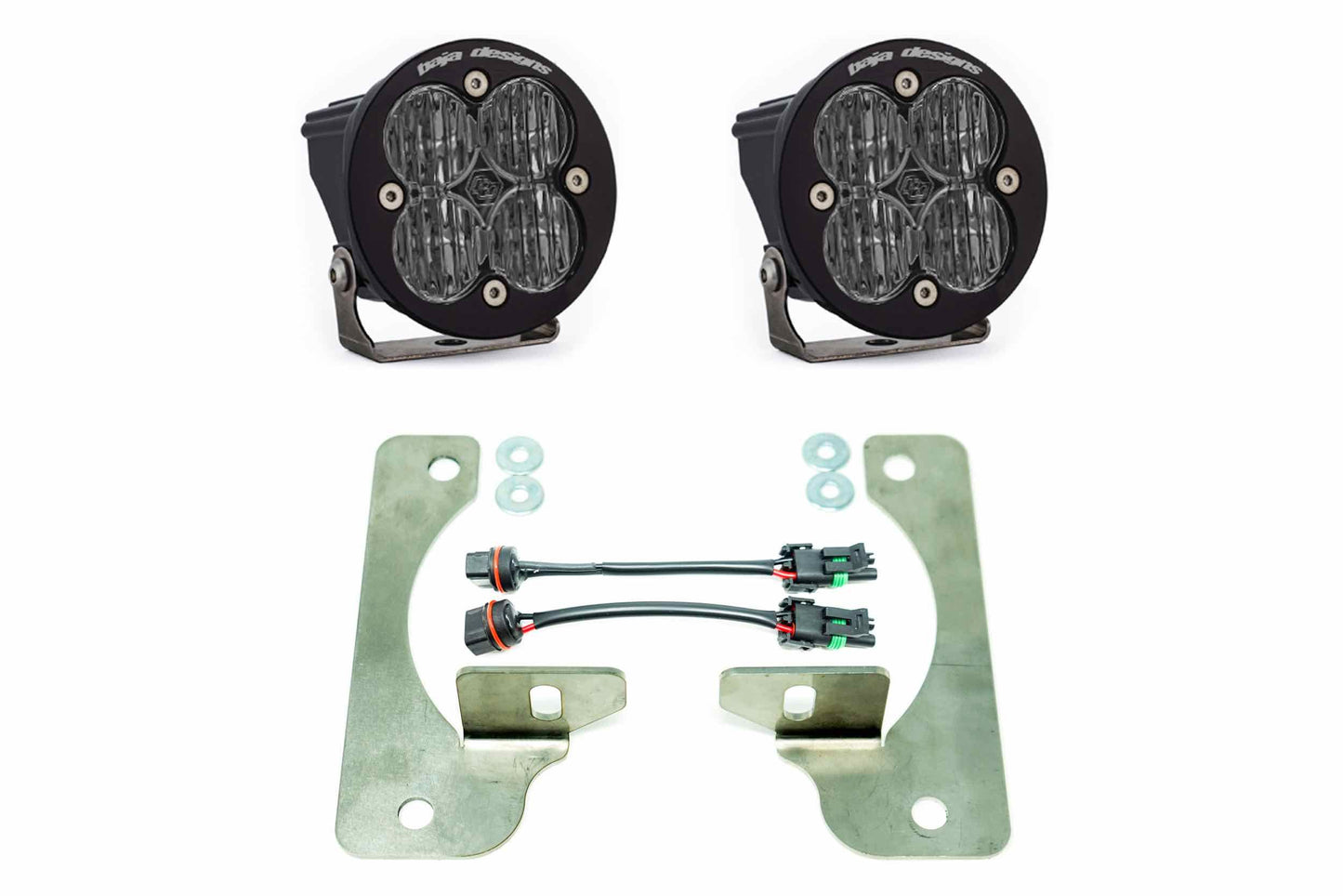 BD LED Fog Kit: Jeep JL Sahara (19+) (White / Squadron SAE)