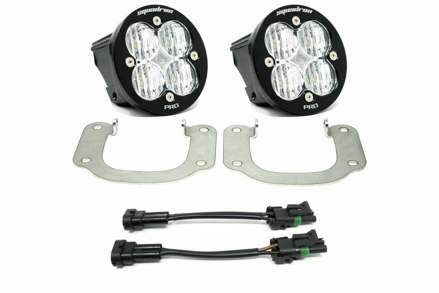 BD LED Fog Kit: Nissan Titan (17-18) (Clear / Squadron SAE)