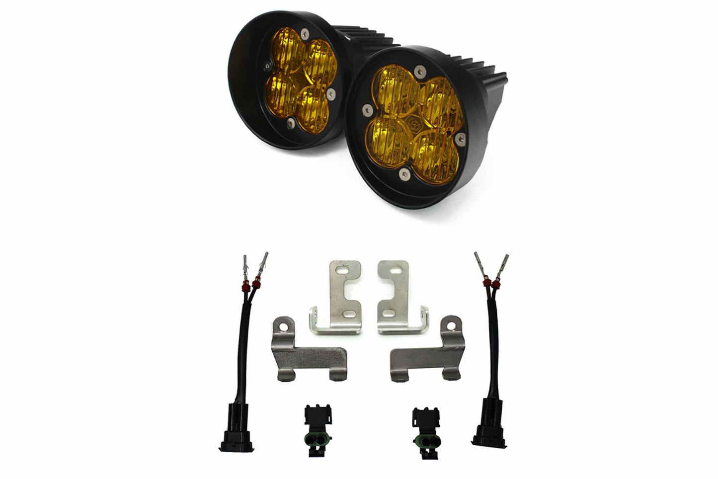 BD LED Fog Kit: Tacoma/Tundra/4Runner (Amber / Squadron Sport WC)