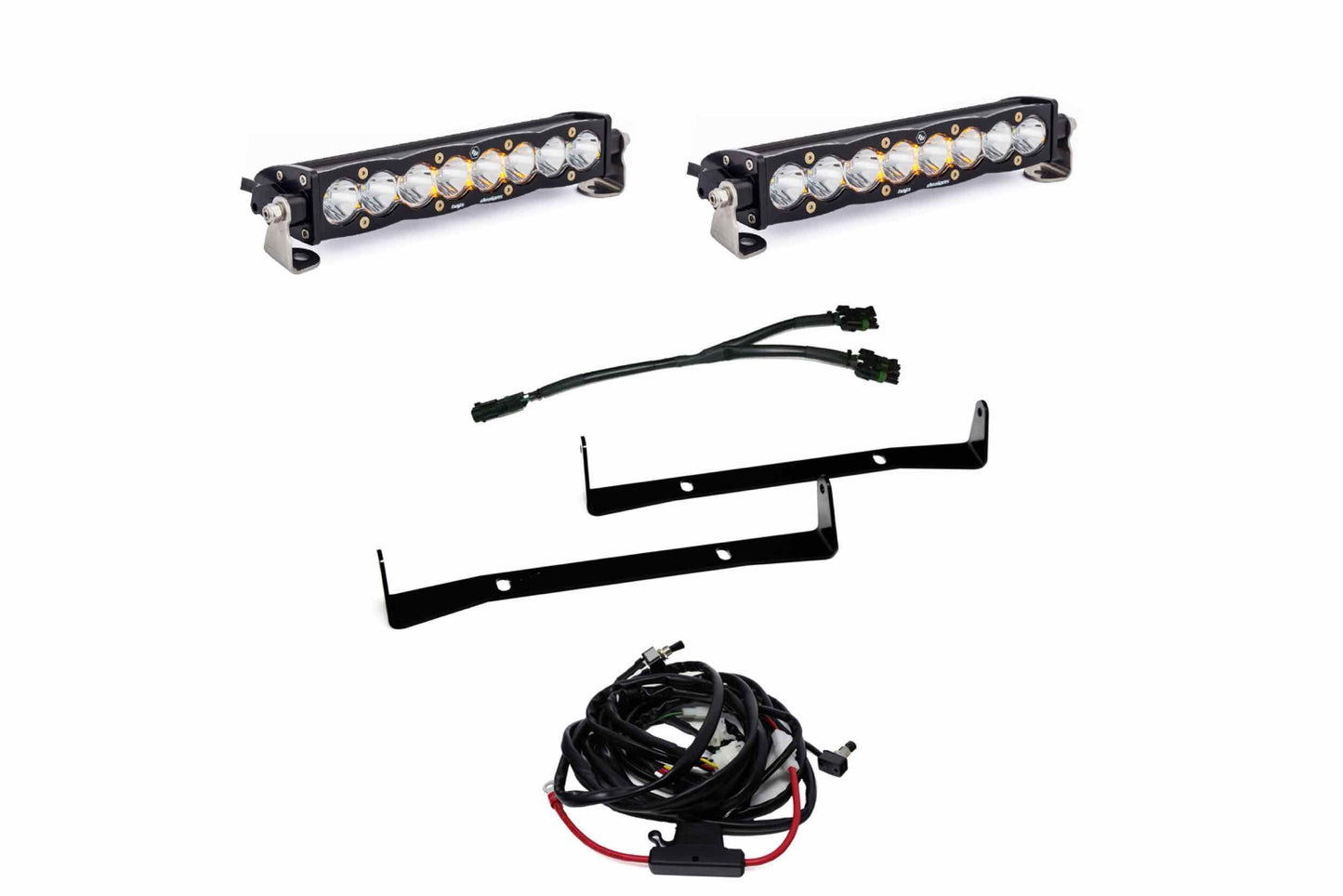 BD Grille-Mount LED System: Toyota 4Runner (14-20) (10in / 2x S8 Bars)