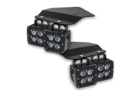 Oracle Fog Light Brackets: 10-14 Raptor (Pair, w/ Lights)