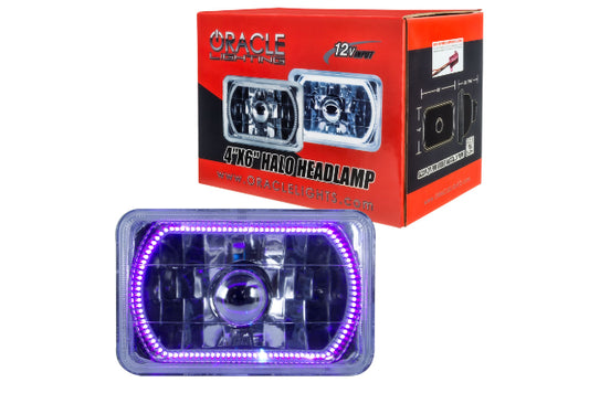 Oracle Halo Sealed Beam: 4x6 / UV/Purple