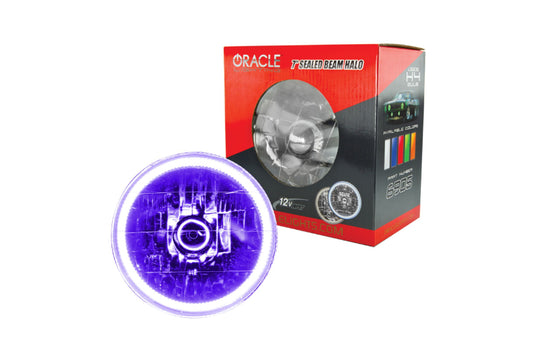 Oracle Halo Sealed Beam: 7in / UV/Purple
