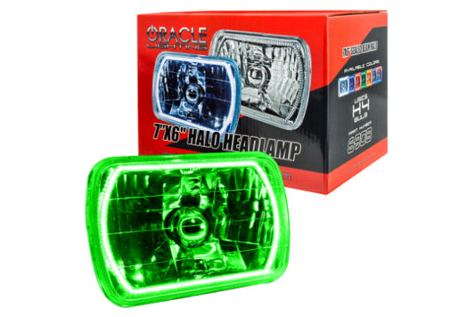 Oracle Halo Sealed Beam: 7x6 / Green