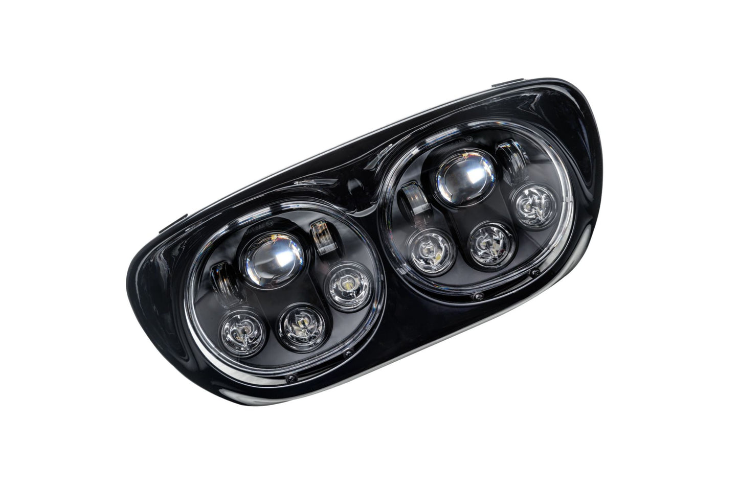 Oracle Harley Road Glide Headlights: Black