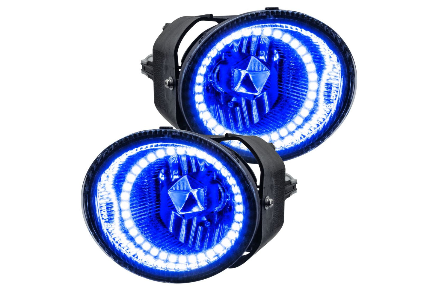 Oracle LED Halo Fogs: 01-02 Nissan Frontier (Blue SMD Single Color)