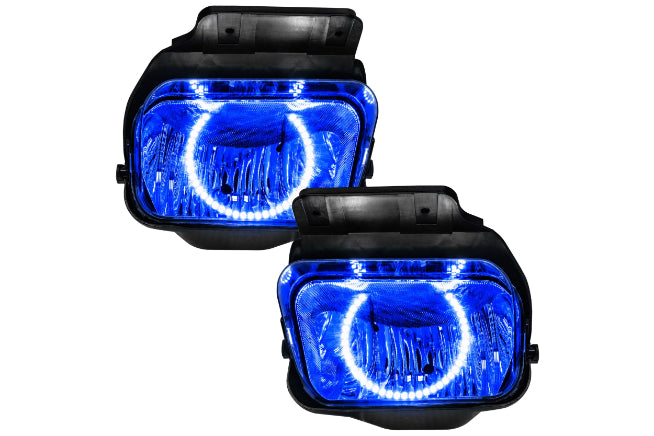 Oracle LED Halo Fogs: 03-06 Chevrolet Silverado (Blue SMD Single Color)