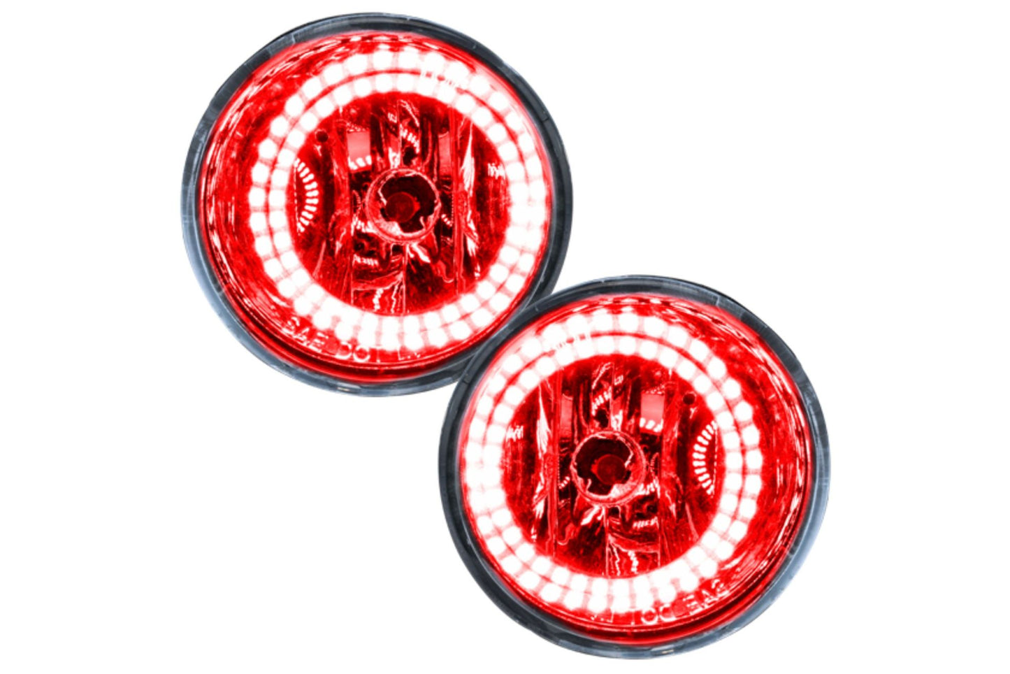 Oracle LED Halo Fogs: 04-15 Nissan Titan (Red SMD Single Color)