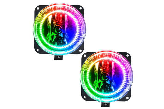 Oracle LED Halo Fogs: 05-07 Ford Escape (ColorShift RGB / No Controller)