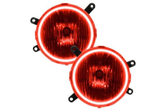 Oracle LED Halo Fogs: 05-09 Ford Mustang GT (Red SMD Single Color)