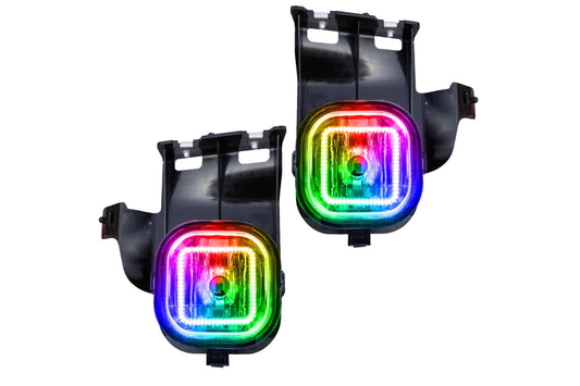 Oracle LED Halo Fogs: 06-07 Ford Ranger (ColorShift RGB / No Controller)