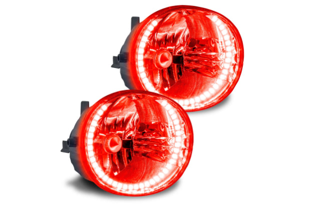 Oracle LED Halo Fogs: 06-09 Toyota 4Runner (Red SMD Single Color)