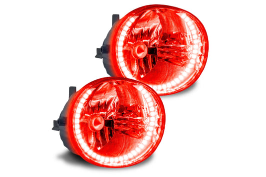 Oracle LED Halo Fogs: 06-09 Toyota 4Runner (Red SMD Single Color)