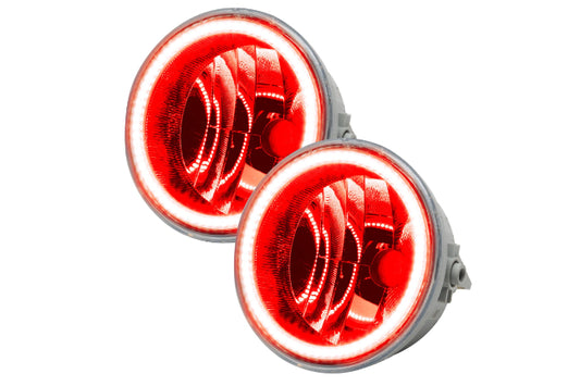 Oracle LED Halo Fogs: 06-10 Ford F150 (Red SMD Single Color)
