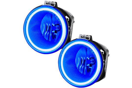 Oracle LED Halo Fogs: 06-10 Jeep Commander (Blue SMD Single Color)