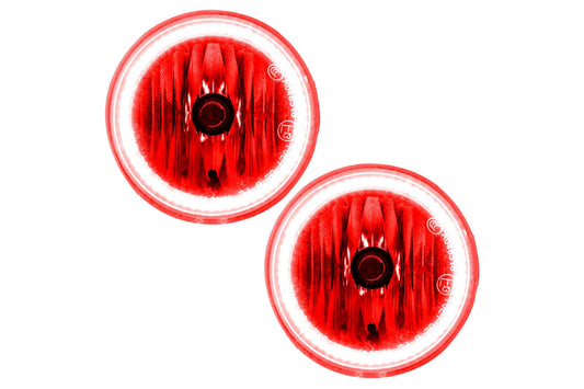 Oracle LED Halo Fogs: 07-11 Dodge Caliber (Red SMD Single Color)