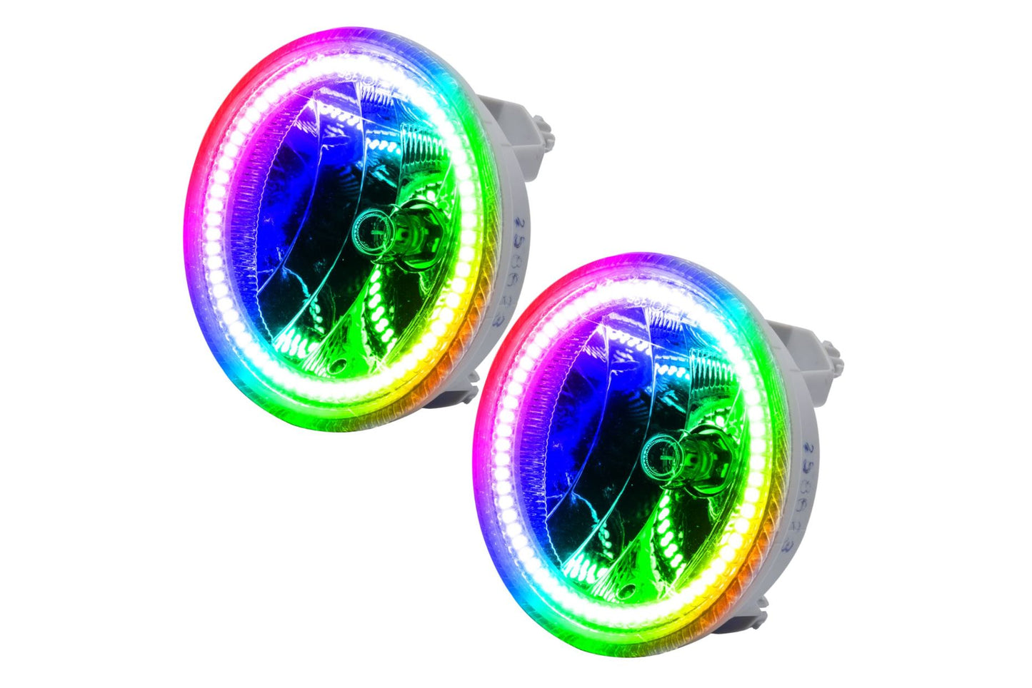 Oracle LED Halo Fogs: 07-13 Chevrolet Tahoe w/o Off-Road Pkg (ColorShift RGB / No Controller)