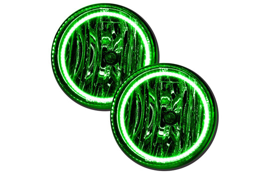 Oracle LED Halo Fogs: 07-14 GMC Sierra (Green SMD Single Color)