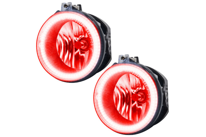 Oracle LED Halo Fogs: 08-10 Dodge Challenger w/ OEM HID (Red SMD Single Color)