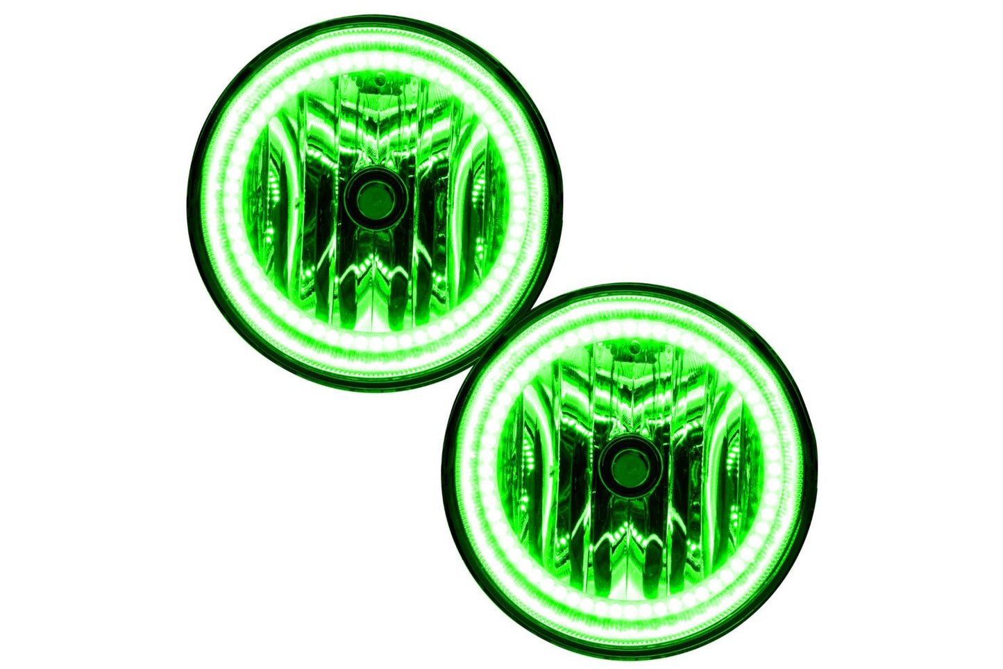 Oracle LED Halo Fogs: 08-11 Ford Ranger (Green SMD Single Color)