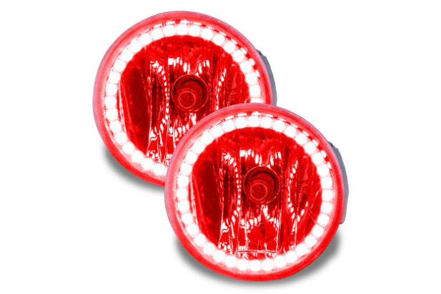 Oracle LED Halo Fogs: 2008 Ford Explorer Sport Trac (Red SMD Single Color)