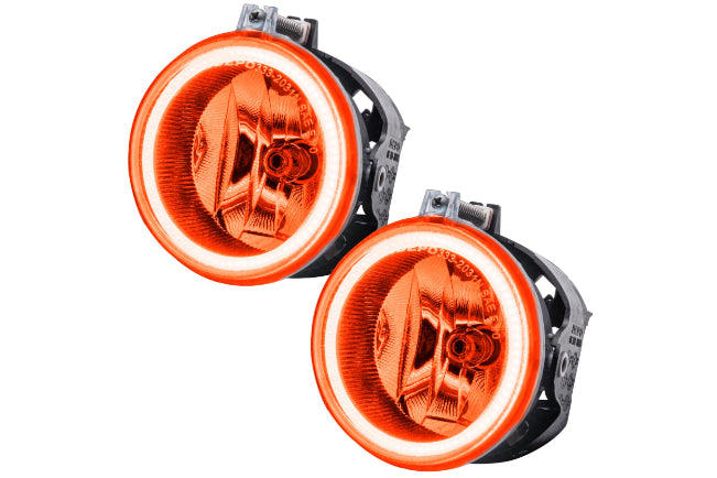 Oracle LED Halo Fogs: 2010 Dodge Charger (Amber SMD Single Color)