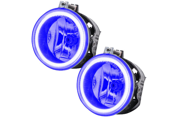 Oracle LED Halo Fogs: 2010 Dodge Charger (UV/Purple SMD Single Color)