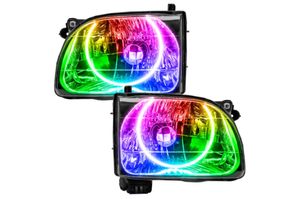 Oracle LED Halo Headlights: 01-04 Toyota Tacoma (ColorShift RGB / No Controller)