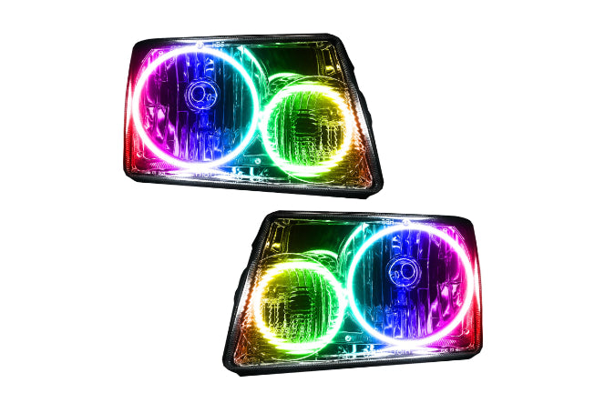 Oracle LED Halo Headlights: 01-11 Ford Ranger (ColorShift RGB / BC1 Controller)