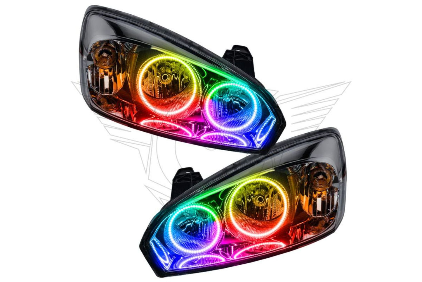 Oracle LED Halo Headlights: 04-07 Chevrolet Malibu (ColorShift RGB / BC1 Controller)