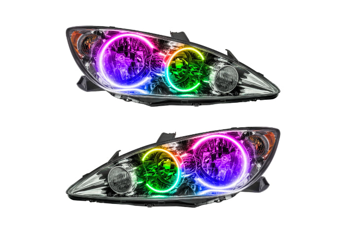Oracle LED Halo Headlights: 05-06 Toyota Camry (ColorShift RGB / Simple Controller)