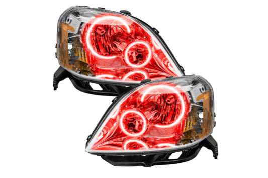 Oracle LED Halo Headlights: 05-07 Ford Five Hundred (Red SMD Single Color)