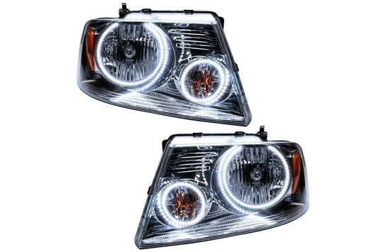 Oracle LED Halo Headlights: 05-08 Ford F-150 (White SMD Single Color)